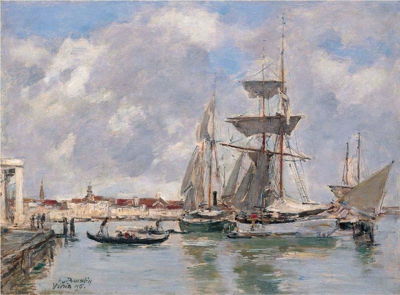 Eugene Boudin Venice, The Grand Canal China oil painting art